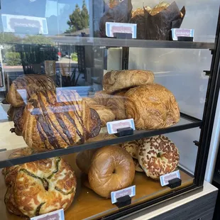 Pastries fully stocked.