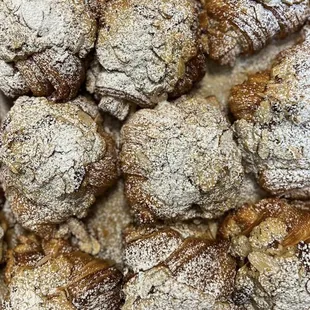 Double baked almond croissants