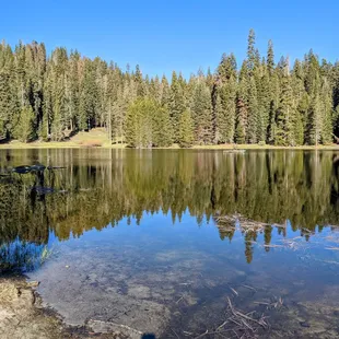 Lake next to the lodge