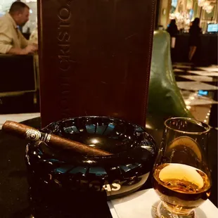 Montecristo 1935 Anniversary and The Balvenie Caribbean Cask 14 Year Single Malt Scotch
