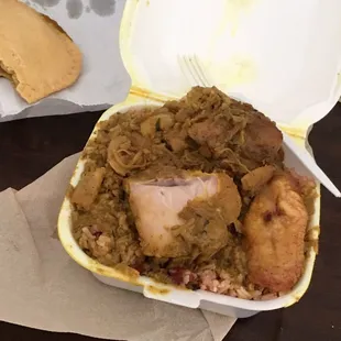 Curry chicken lunch box special used to be 3.95 but now is $5.30