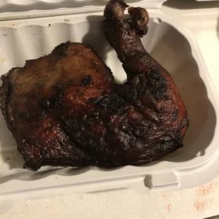 Jerk chicken leg