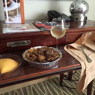 Food was really good......I had stew chicken, rice&amp;peas, vegetables, and beef patties......everything was well seasoned