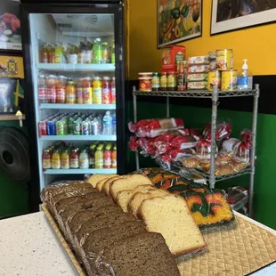 Slices of cake