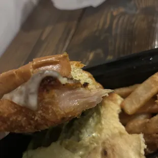 Pink rock of "chicken"