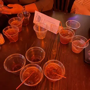 a group of people sitting at a table