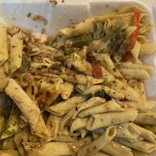 Rasta Pasta with Jerk Chicken