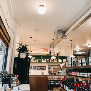 the interior of a store