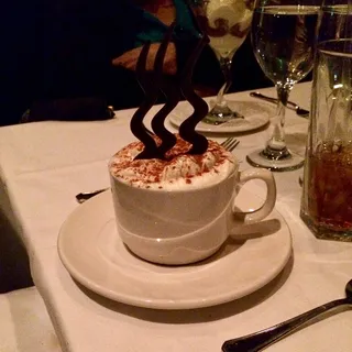 Steaming Chocolate Latte