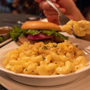 Mac &amp; Cheese was a good texture.