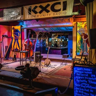 The stage at Monterey Court is the perfect spot for live performances!  #Entertainment #MusicLovers