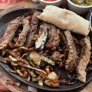 Beef fajitas