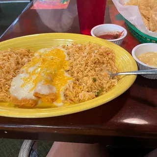 2 Cheese Enchiladas Lunch
