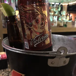 Victoria beer (tastier than Corona)