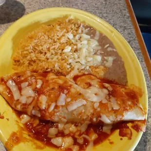 #19 burrito with, quesadilla.  Yummy