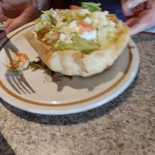 Shrimp taco. So full of shrimp that night 13 of them so good.