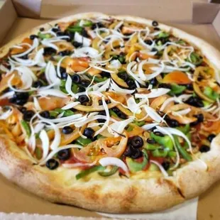 a pizza in a box
