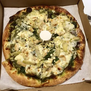 6. The Pesto Special Pizza