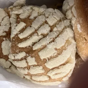 Conchas are exquisite. They are fluffy with just the right amount of sweet.