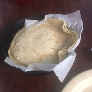 Fresh tortillas