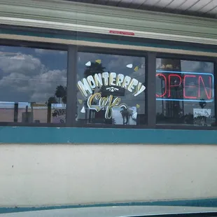 Front of restaurant.