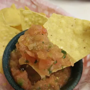 The salsa is good.