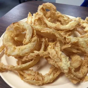 World class homemade onion rings - and this is the half order.  They are outstanding!