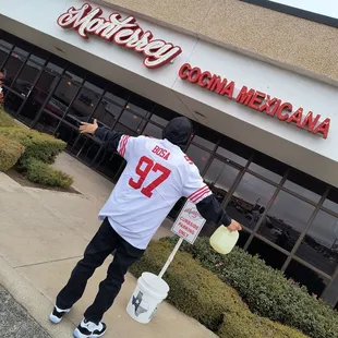 Go 49ers! Thanks Jesse and Monterrey staff for the Margaritas while we watch the Superbowl Today!!!