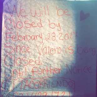 It&apos;s closing :(