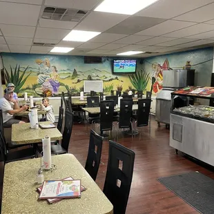 Inside of restaurant