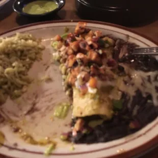 Guacamole enchiladas