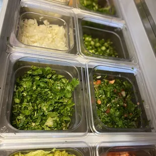 salads, interior