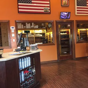 Entry way to humidor