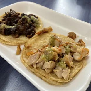 chicken and asada