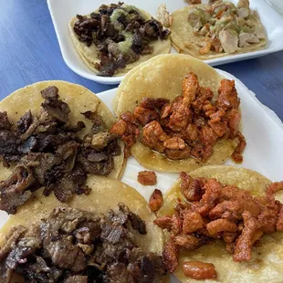99 cent tacos on tacos tuesday!! asada and pastor
