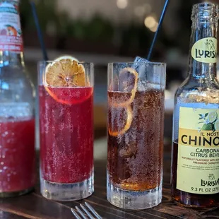 Chinotto &amp; blood orange soda!