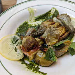 Roasted Baby Artichoke