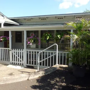 Front entrance of school