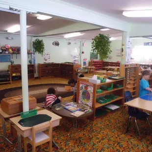 Extended/Advanced Montessori Preschool classroom