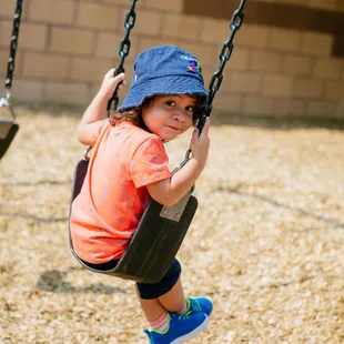 Montessori ONE has outdoor play areas tailored for infants, toddlers, primary preschoolers, and elementary students.