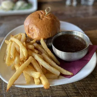 Steak French Dip Burger
