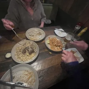 Stroganoff &amp; peanut noodle