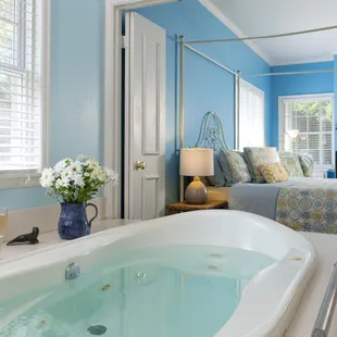 Jacuzzi tub in room
