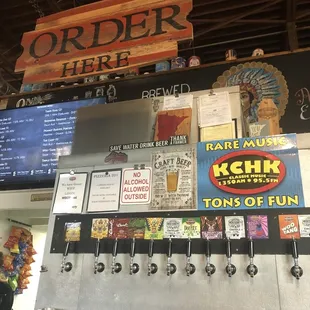 Bar area