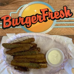 Fried Zucchini with Ranch