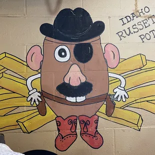 Me. Potato Head Wall