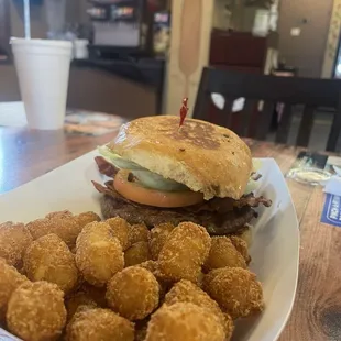 Avocado ranch burger