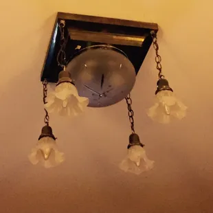 This was the lighting fixture. It has a sticker that could have been removed and dead bugs :(