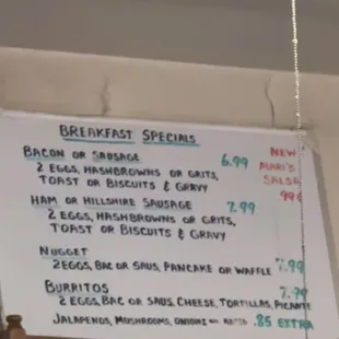 Breakfast Specials