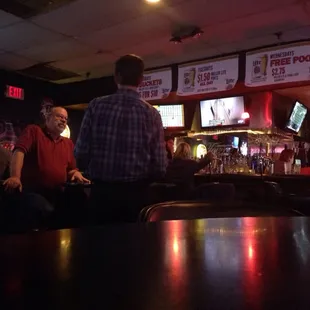 people sitting at the bar